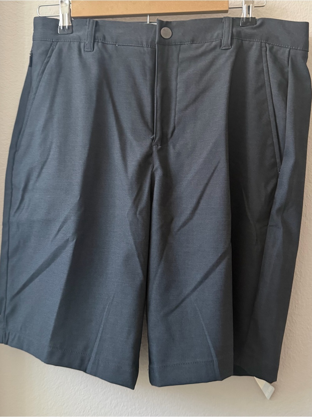 Kirkland Signature Black Flat-Front Men's Shorts